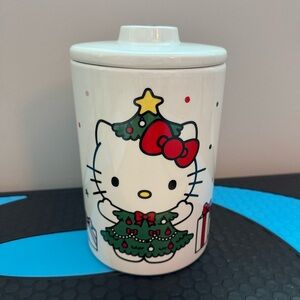 Sanrio Hello Kitty Holiday Decor Jar - White and Red